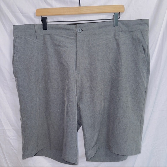 Surf Style Performance Gray Flat Front Hybrid Shorts size 40 waist - Picture 1 of 4